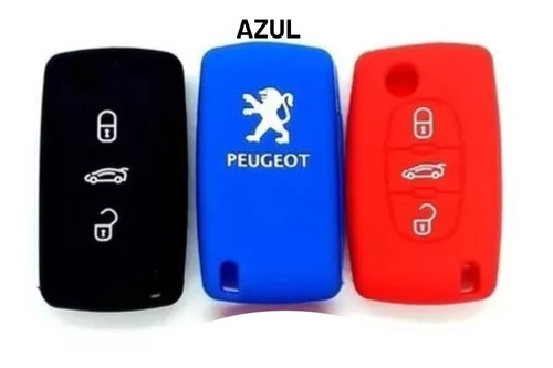 Funda Cubre Llave Peugeot 307 308 407 408 3 Botones Envios 