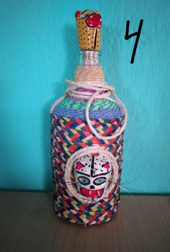 Artesanía En Botella Para Almacenar Mezcal O Tequila 