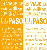 Comprar Stencil Plantilla Frases 30x30cm 2 Diseños Deco Stencils F03