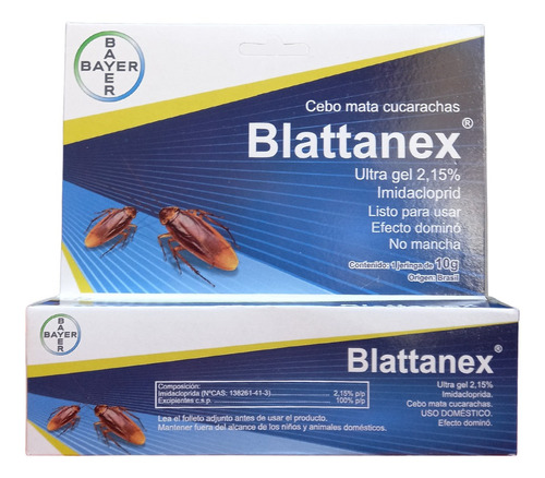 Blattanex Cucarachicida Bayer 10 G Gel 