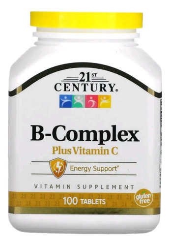  B-complex Con Vitamina C 100 Comprimidos Americano