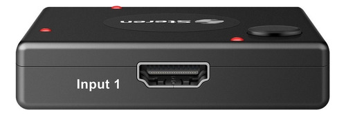 Adaptador Plug de 3 3 HDMI hembras a 1 1 hdmi hembra Steren 200-383 negro