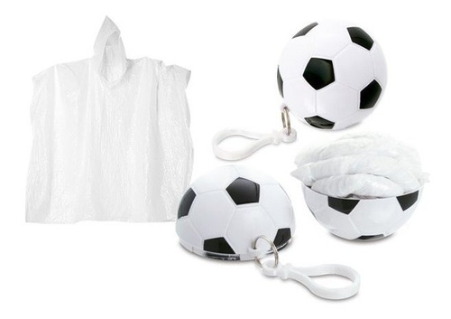 Llavero Futbol Con Capa Impermeable Mosqueton Plastico