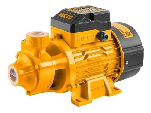 Bomba De Agua Periférica 750w 1.0hp Ingco Vpm7508 Color Amarillo