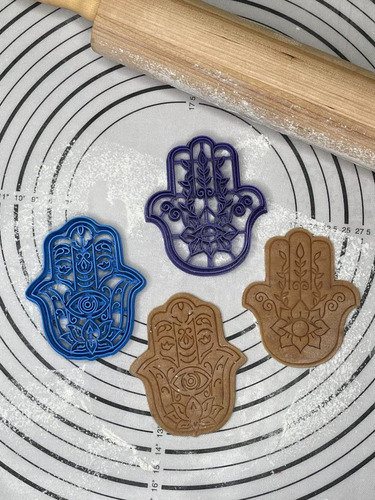 2 Mold Galleta Hamsa 4  Producido 3d Kitchen Art