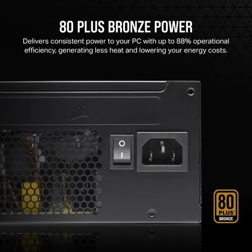 Fuente De Alimentación Corsair Cx650 80 Plus Bronze 650w