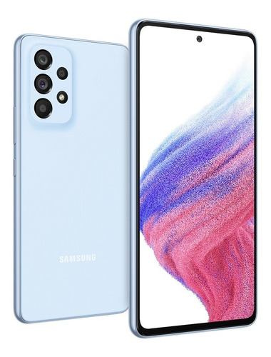 Imagen 1 de 4 de Celular Smartphone Samsung Galaxy A53 5g 6gb 128gb 64mp Azul