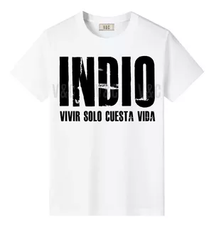 Remera Indio Solari Patricio Rey Redondos Algodon Premium