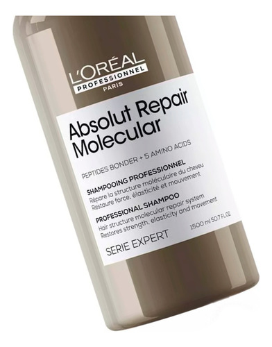Loreal Absolut Repair Molecular Shampoo Reparador Grande