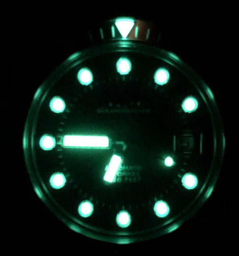 Relógio Bulova Oceanografo Masculino 96b322 Automático Verde