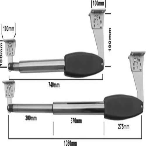 Imagen 2 de 6 de Kit Batiente 1 Brazo 350kg 3,5mt Ultra Smart