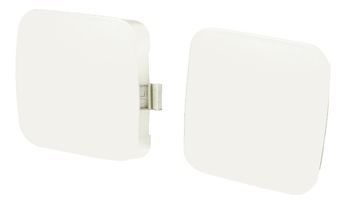 2 Cubierta De Gancho Remolque Frontal Blanco For Rav4 09-12