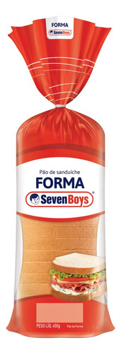 Pão de Forma Seven Boys Pacote 450g