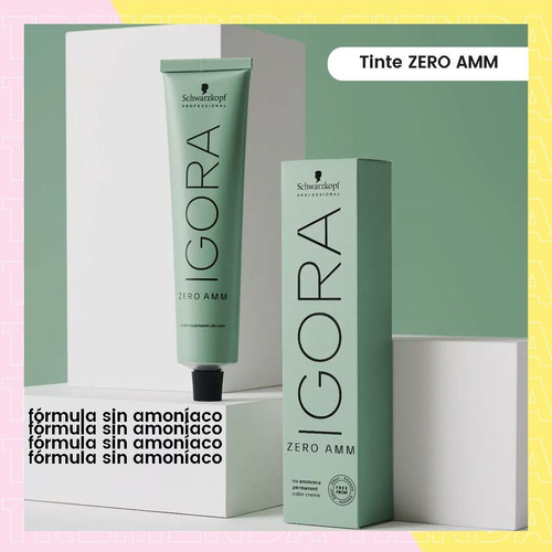 Tinta Schwarzkopf Igora Zero Aam Sin Amoníaco 10-2 60gr