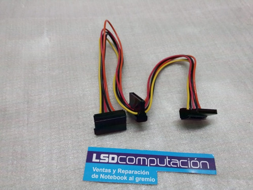 Cable Sata Molex Fuentes Pc Dvr 3 Conectores Lsdcomputacion