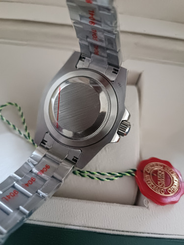 Reloj Rolex No Omega Ap Submariner Smurf Azul Caja Automatic Plateado Azul Azul (Reacondicionado)