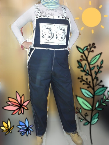 Jardineros Damas Caballeros Niños En Jeans Con Tachas Y Mas