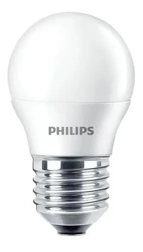 Lámpara Led Philips 4w=40w Cálida E27 Tipo Gota