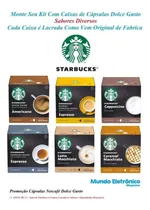 Comprar Kit 4 Caixas Capsulas Dolce Gusto Starbucks Sabor A Escolha