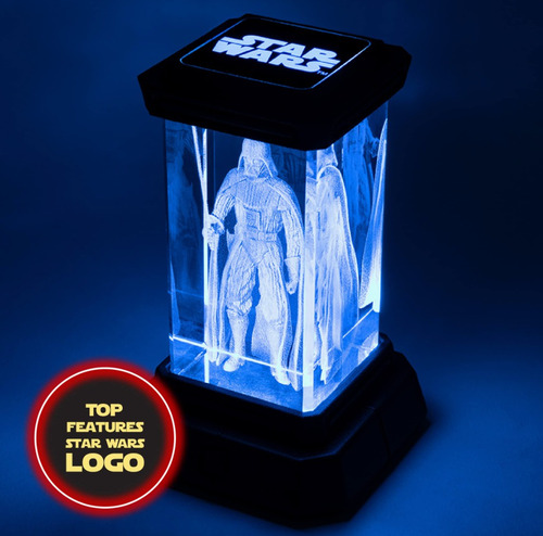 Darth Vader Luz Holográfica Starwars Coleccionable 12cm