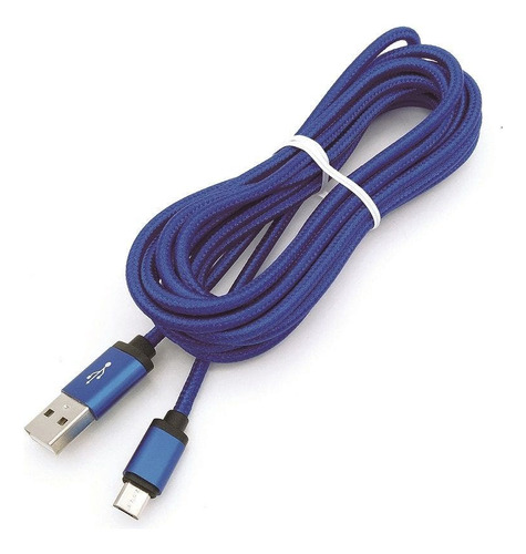 Cable Usb 2.0 Macho A Micro Usb Macho Radioshack 2.7m Azul