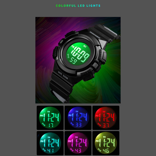 Reloj Electrónico Digital Unisex Multifunción Skmei 1485 50m