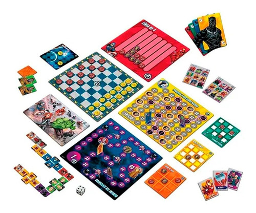 Super Game Pack Avengers Domino Ajedrez Memoria Novelty®