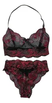 Comprar Conjuntos De Lencería Babydoll Floral Ropa Interior De Satén