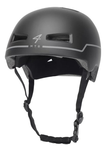 Casco Bici - Clever Helmet - Fourstroke Color Negro Mate Talle L