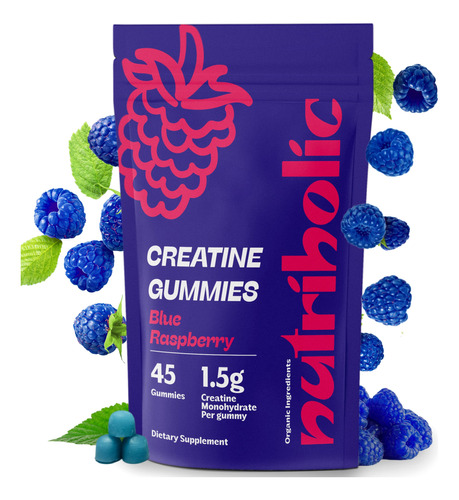 Nutriholic Gomitas De Monohidrato De Creatina (frambuesa Azu