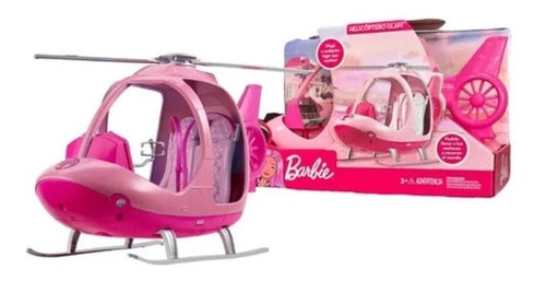 Helicoptero Barbie Glam Para Muñecas Original Miniplay Toysp
