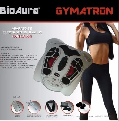Gymatron Bio Aura Masajeador De Electroestimulador Con Calor
