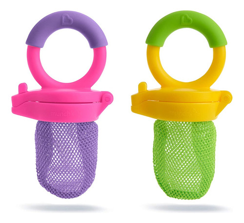 Chupo Malla Munchkin Para Bebes Para Frutas Verduras Lila