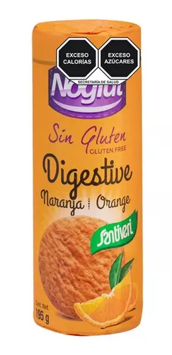 Digestive Naranja Sin Gluten Noglut