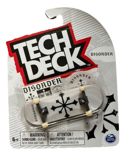 Tech Deck Patineta Skateboard - Disorder Blanca