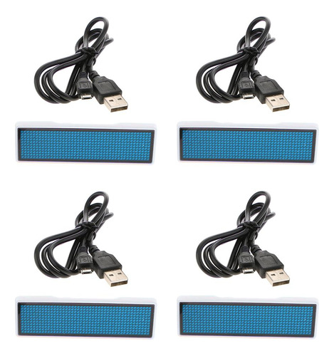 4 Pcs Tableros De Visualización Con Desplazamiento