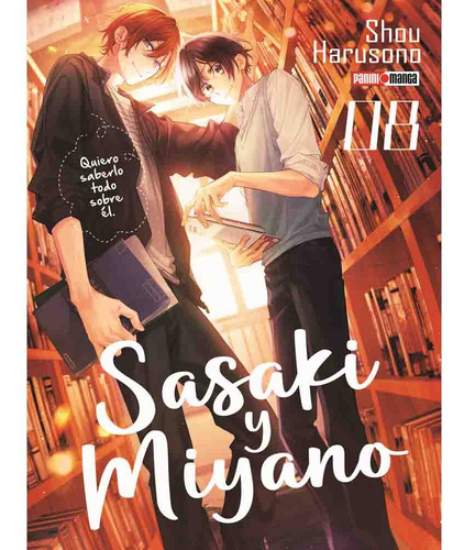 Sasaki Y Miyano 08, De Shou Harusono. Sasaki To Miyano Editorial Panini Manga Argentina, Edición 1 En Español, 2024