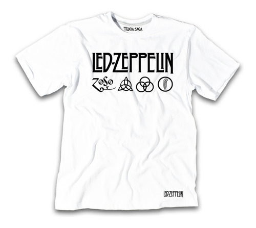 Metal Rock Camibuso Led Zeppelin 
