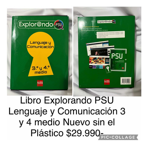 Libro Explorando Psu Lenguaje Comunicación 3 Y 4 Medio Usado