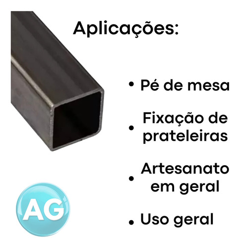 Perfil Metalon Quadrado 40x40 7pç 2m