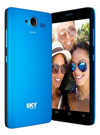 Celular Sky 5.0w Dualcore 4gb/512mb/camara/android4.4/azul