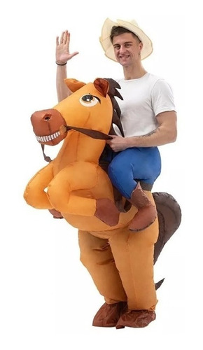 Disfraz Inflable Caballo Motor Incluido