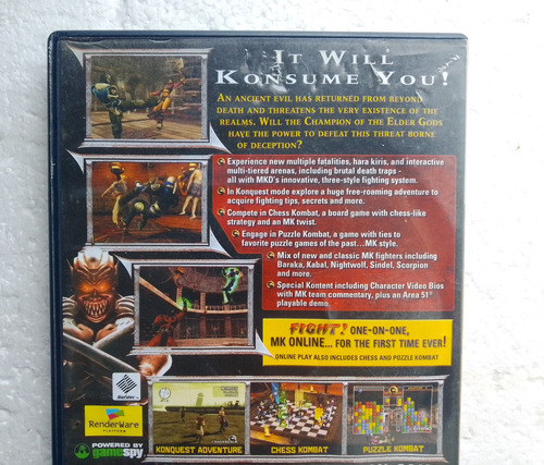 Mortal Kombat Deception Para Ps2 (Usado)
