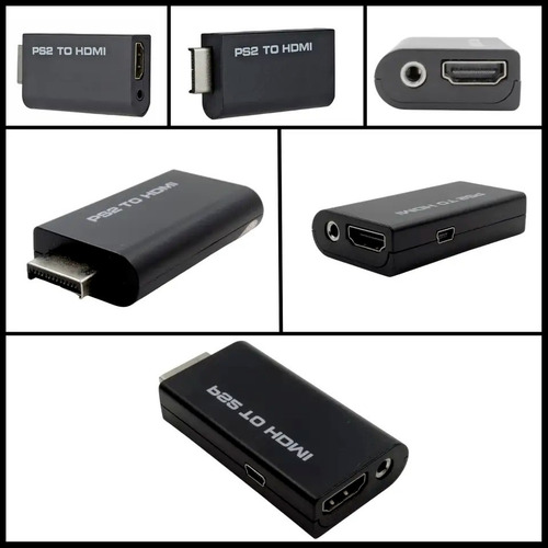 Adaptador Hdmi para cable Av Ps2, convertidor de audio y vídeo