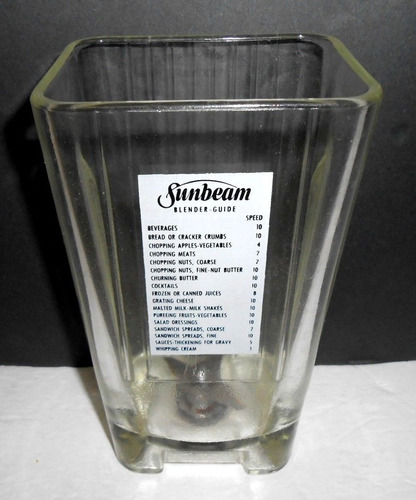 Vaso De Vidrio Con Cuchilla Sumbean