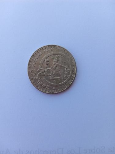 Moneda 20 Pesos Cultura Maya.