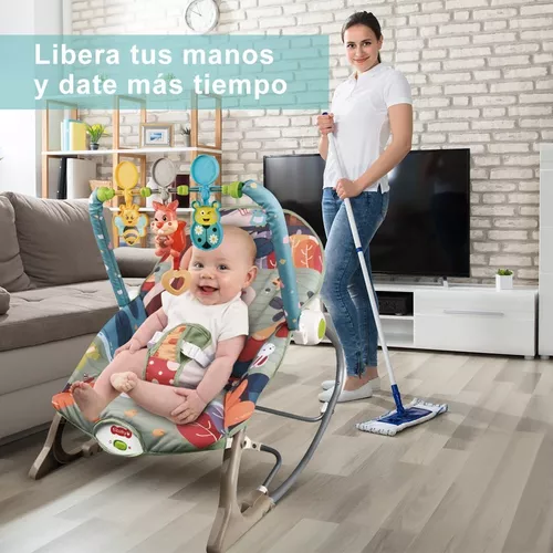 Silla Mecedora Para Bebe Electrica Con Juguetes Con Música