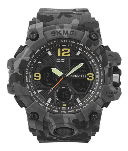 Skmei - Reloj 1155bcmgy Digital Para Hombre