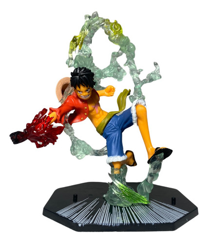 Figura Luffy Puño De Fuego One Piece Coleccionable Red Hawk