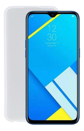 Funda De Teléfono Tpu Blanca Transparente Para Oppo Realme C